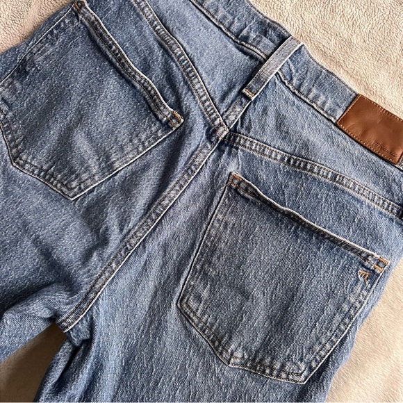 Madewell The Perfect Vintage Jean High Rise Tapered Mom Denim Raw Hem Ainsworth - Picture 13 of 17